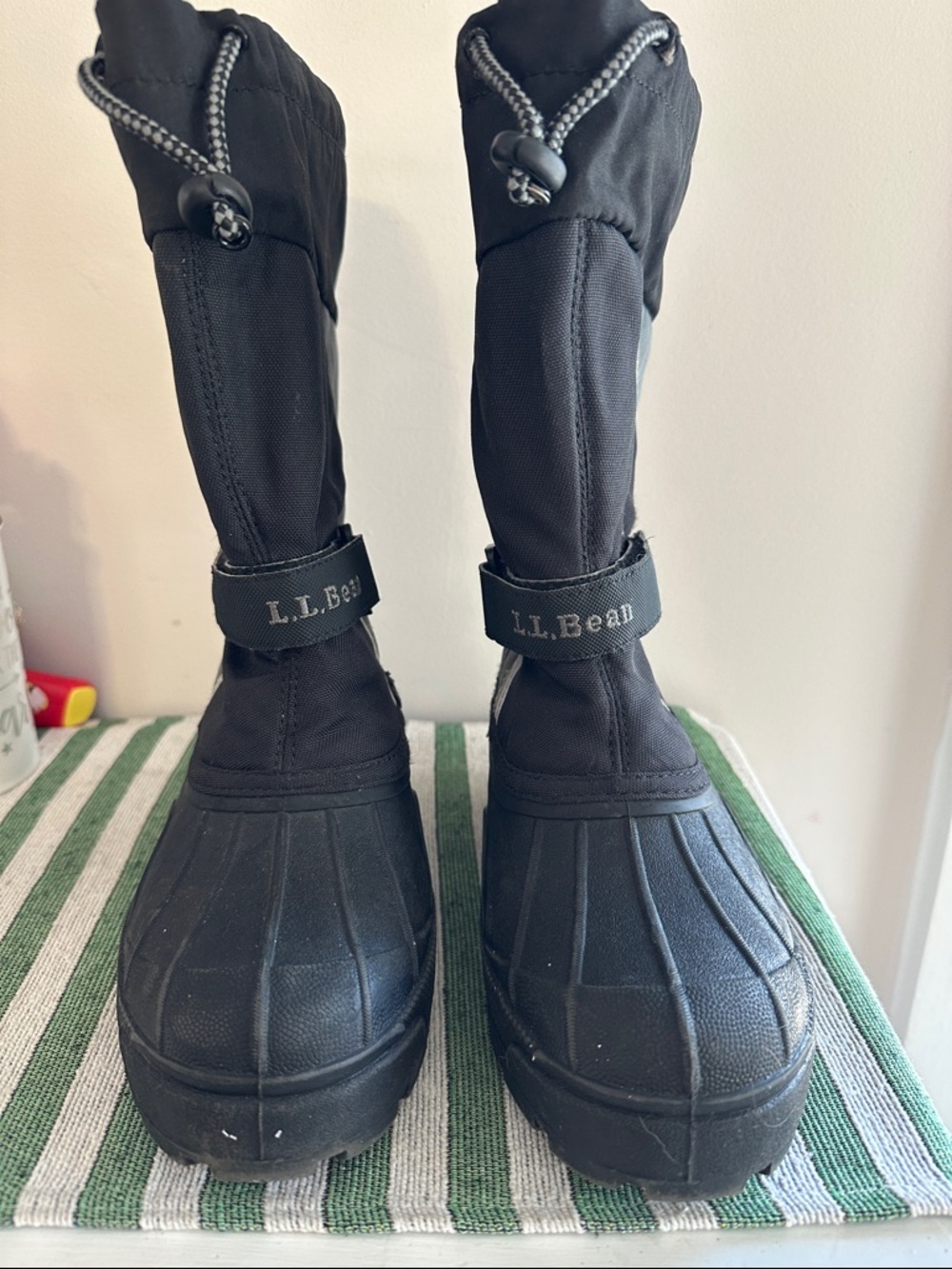 L.L. Bean Black Tall Waterproof Winter Boots